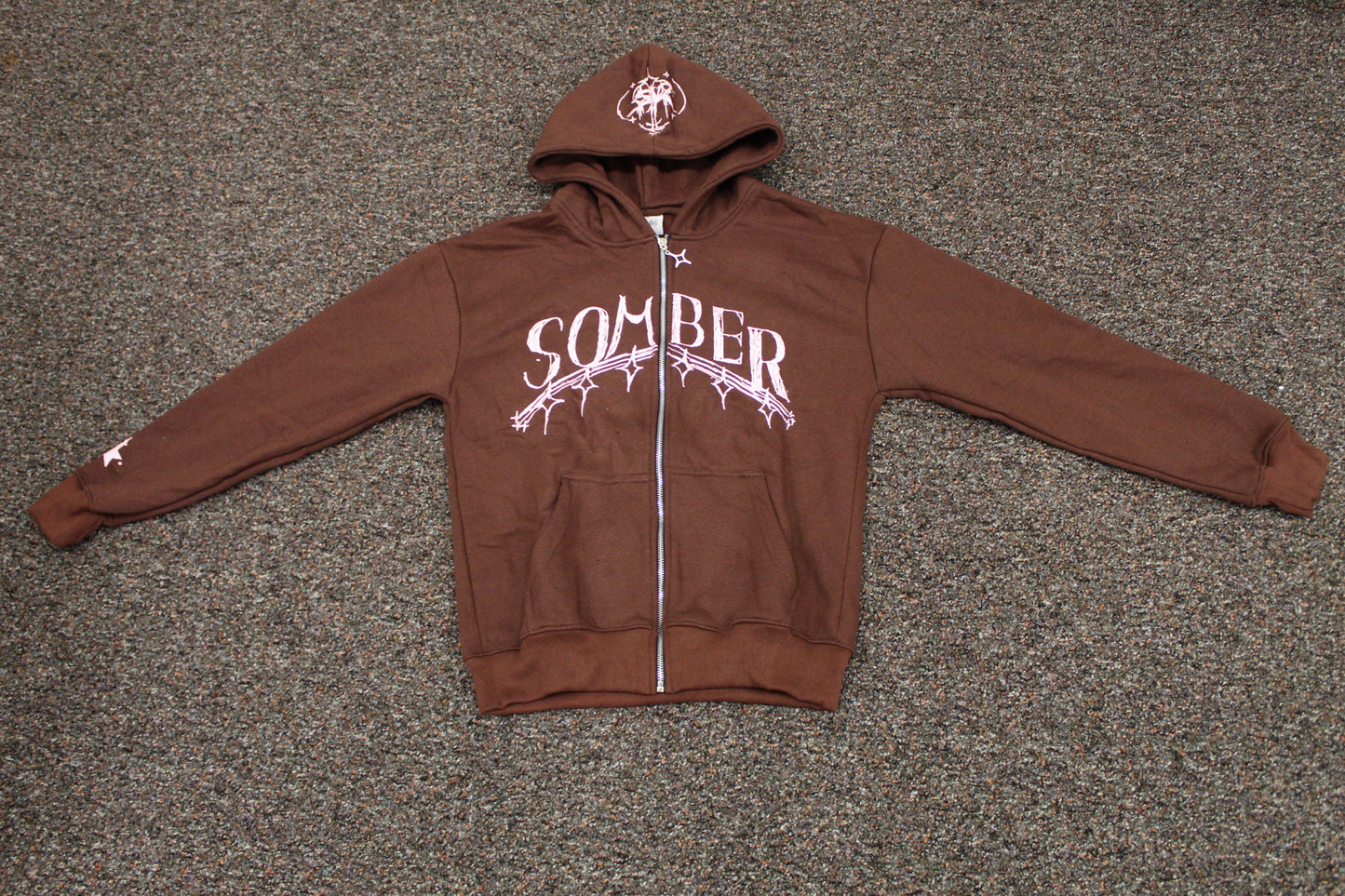 SOMBER Zip Up Hoodie