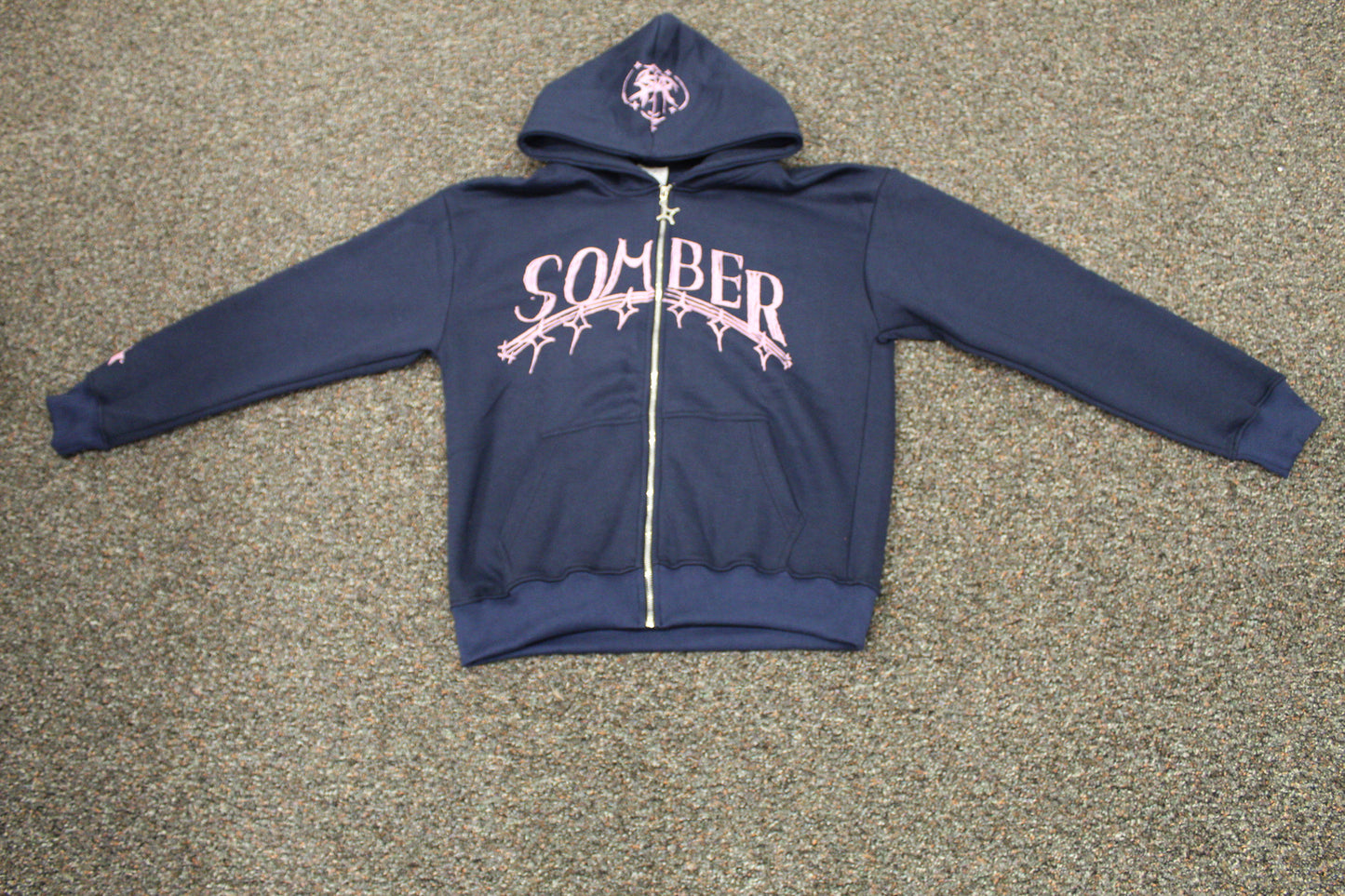 SOMBER Zip Up Hoodie