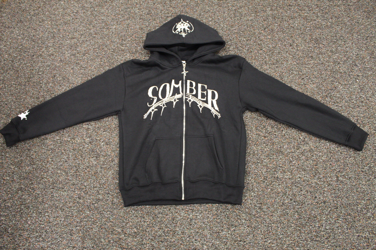 SOMBER Zip Up Hoodie